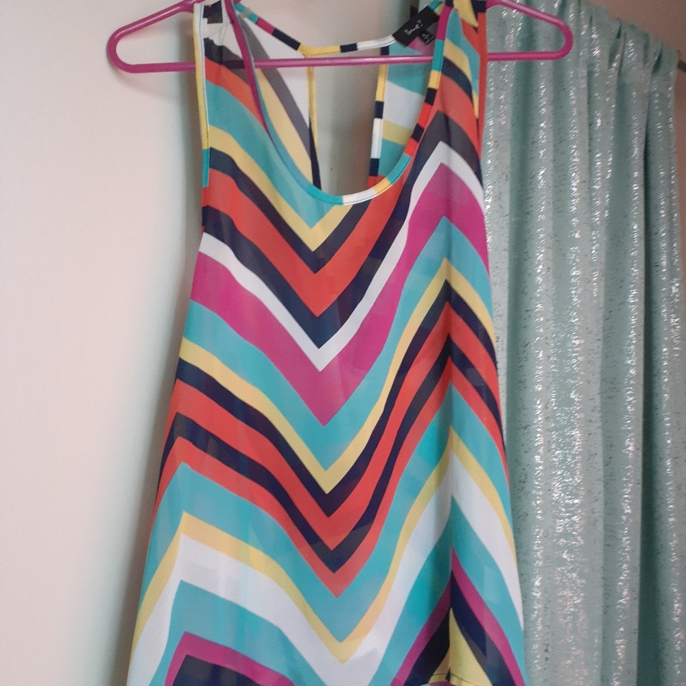 Love J Rainbow Color Top